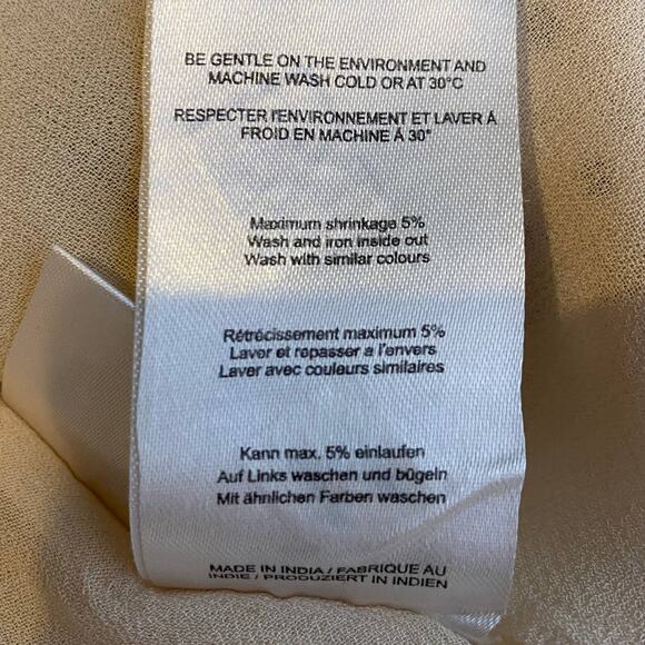 GANNI Maxi Dress Polka Dot V-neck Flowy Viscose Sustainable Size EU 40- US 10 - Picture 12 of 12